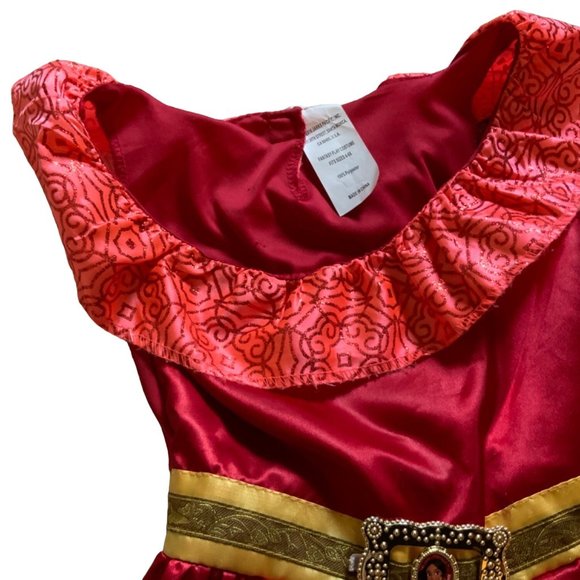 Jakks  Disney Princess Elena of Avalor Girls Red Dress Up Costume 4-6X - Picture 4 of 8